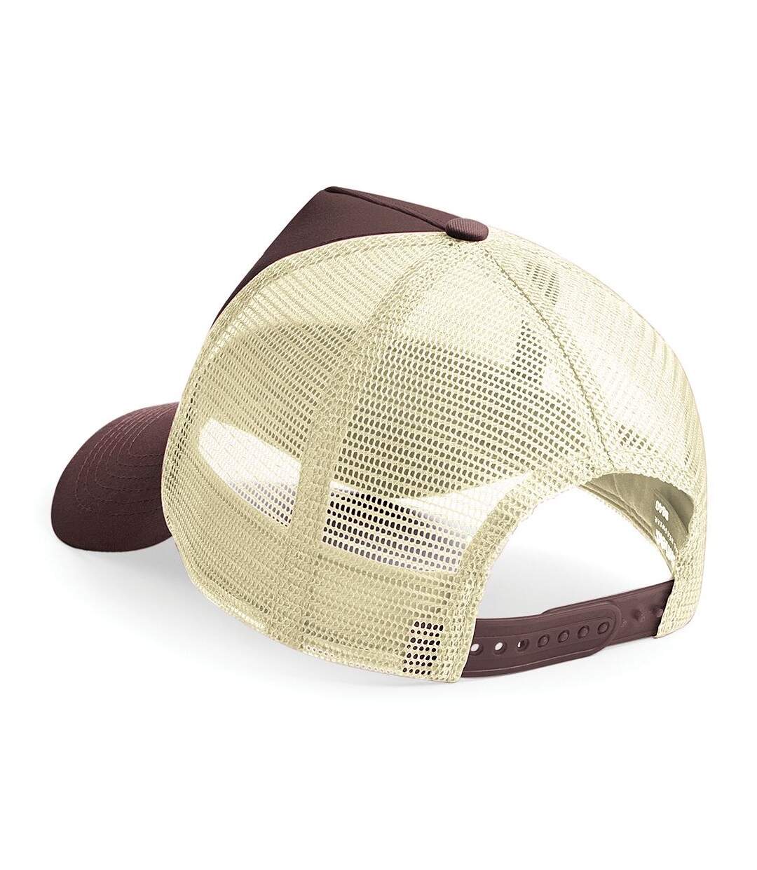 Beechfield - Lot de 2 casquettes de baseball - Homme (Chocolat / beige) - UTRW6695