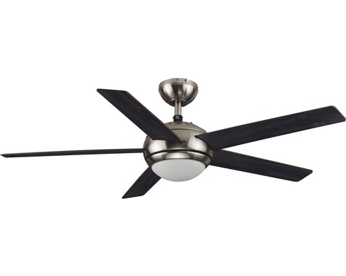 Madeira Paramito 55W plafondventilator - zonder gloeilamp, 50 dB(A) met afstandsbediening, Ø 132 cm, nikkel, timerfunctie, zomer- en winterstand
