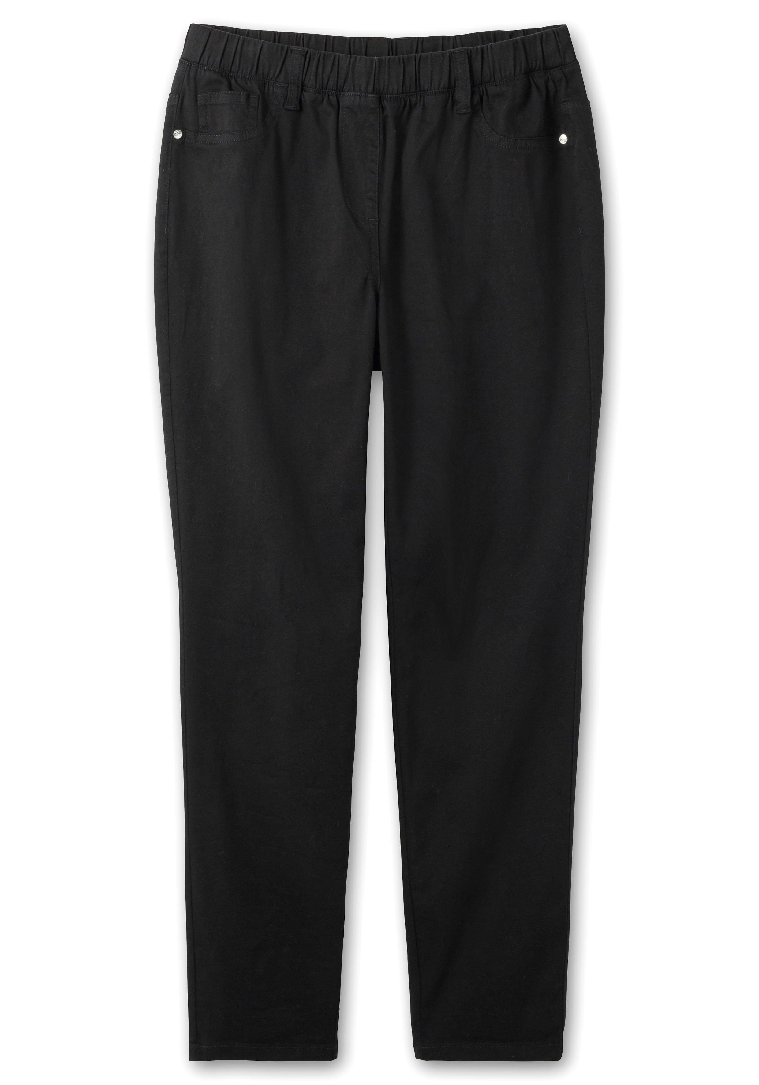 Twillhose mit Schlupfbund, in schmaler Beinform