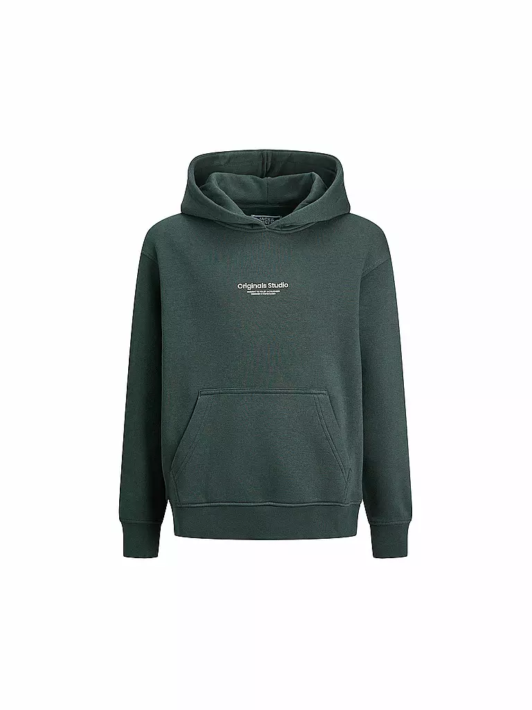 JACK & JONES Jungen Kapuzensweater - Hoodie JORVESTERBRO dunkelgrün