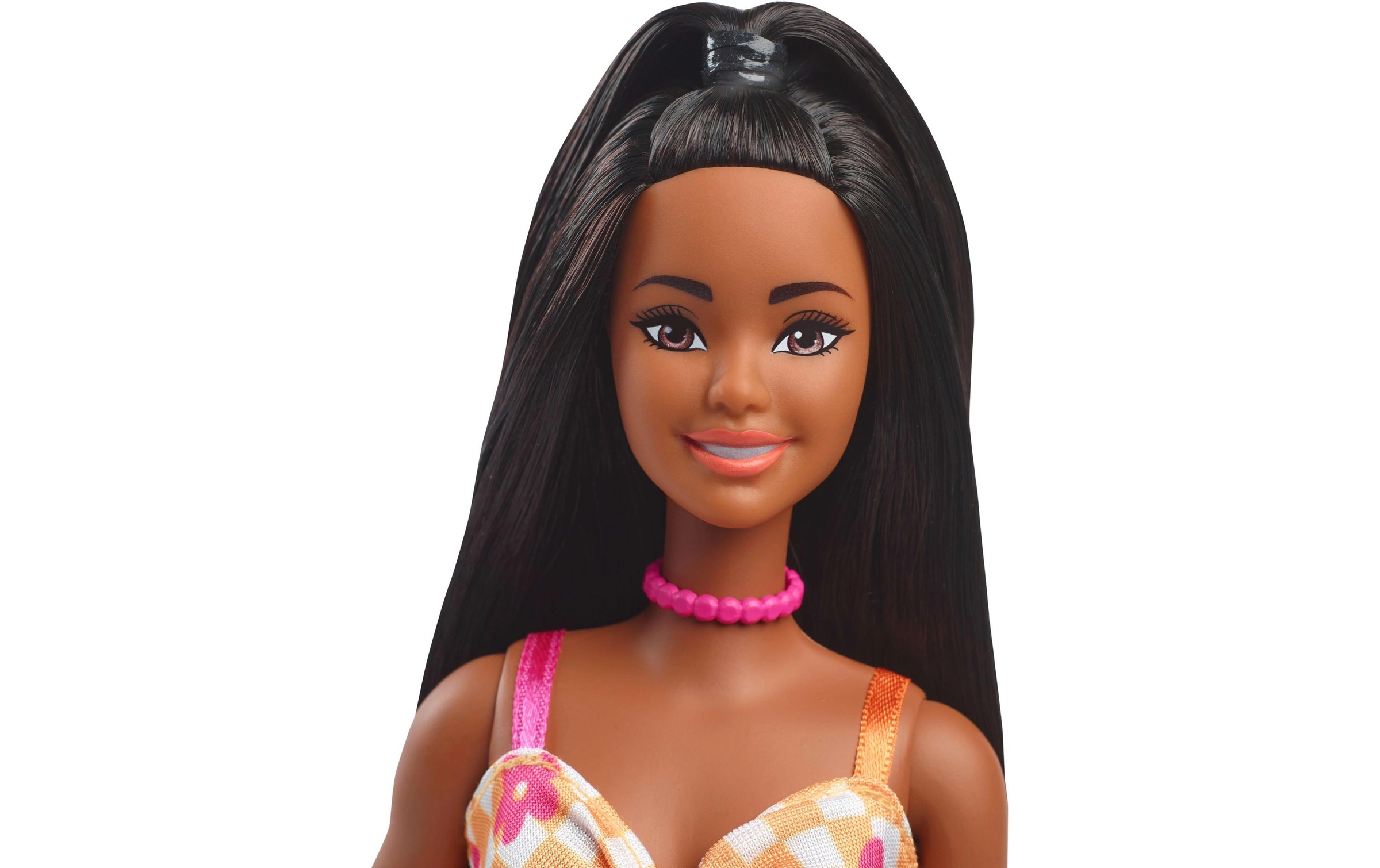 Barbie Anziehpuppe »Pink and Orange Check Dress«