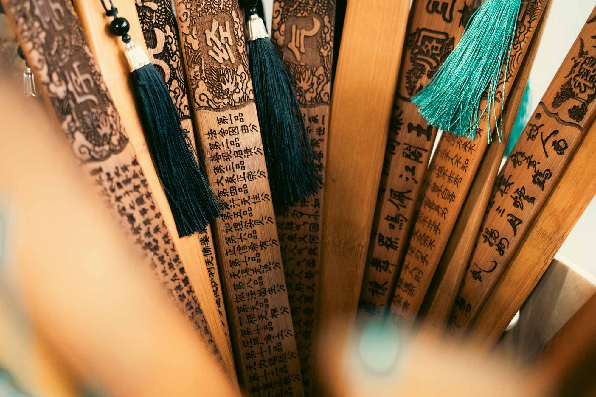 Chinesischer Schriftstab 'Drache', Bambus, L 50 cm, B 3 cm günstig bestellen