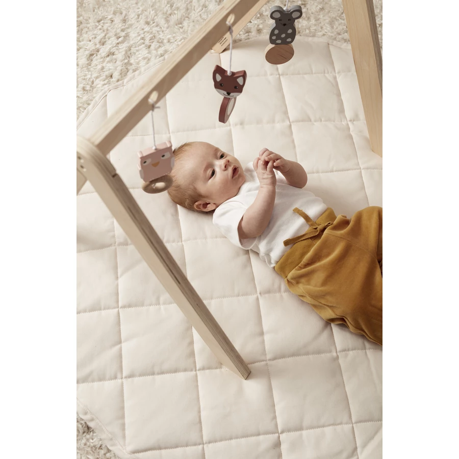 Kids Concept® Spielteppich rund, beige