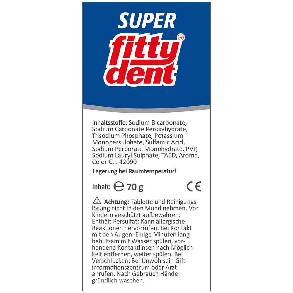 fittydent super Reinigungstabletten