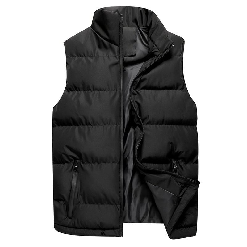 YIKES - Puffervest met opstaande kraag en rits