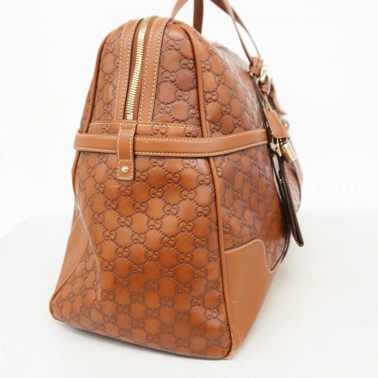 Gucci Vintage Gucci Boston Bag Brown