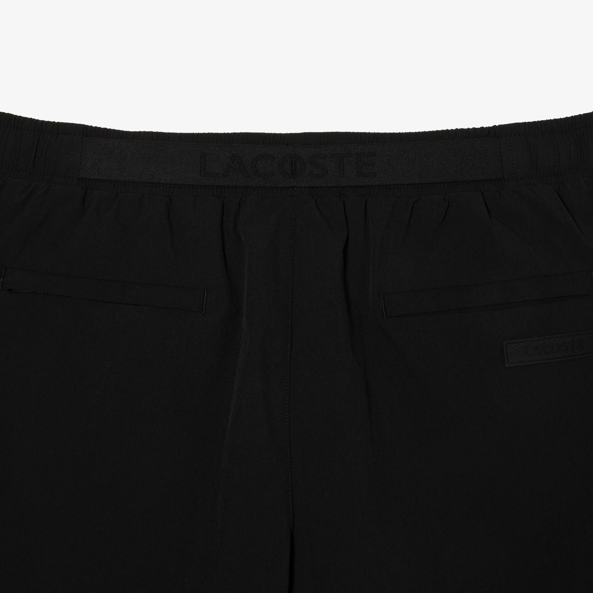 Short de bain léger court uni avec boxer intégré Maillots de bain - Noir - Lacoste - Homme