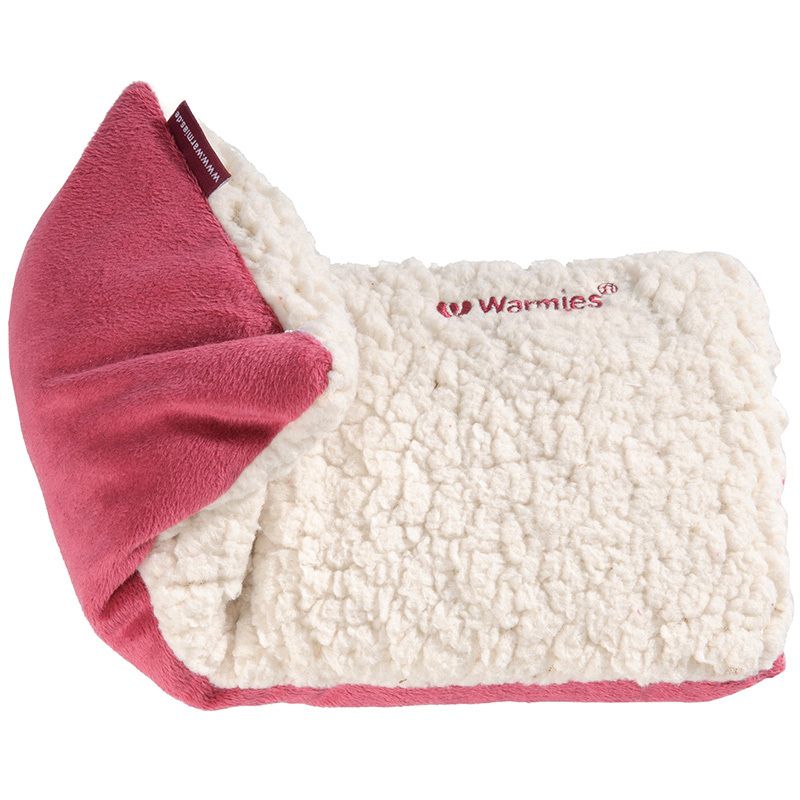 Warmies® HOT-PAK® Sherpa rot beige