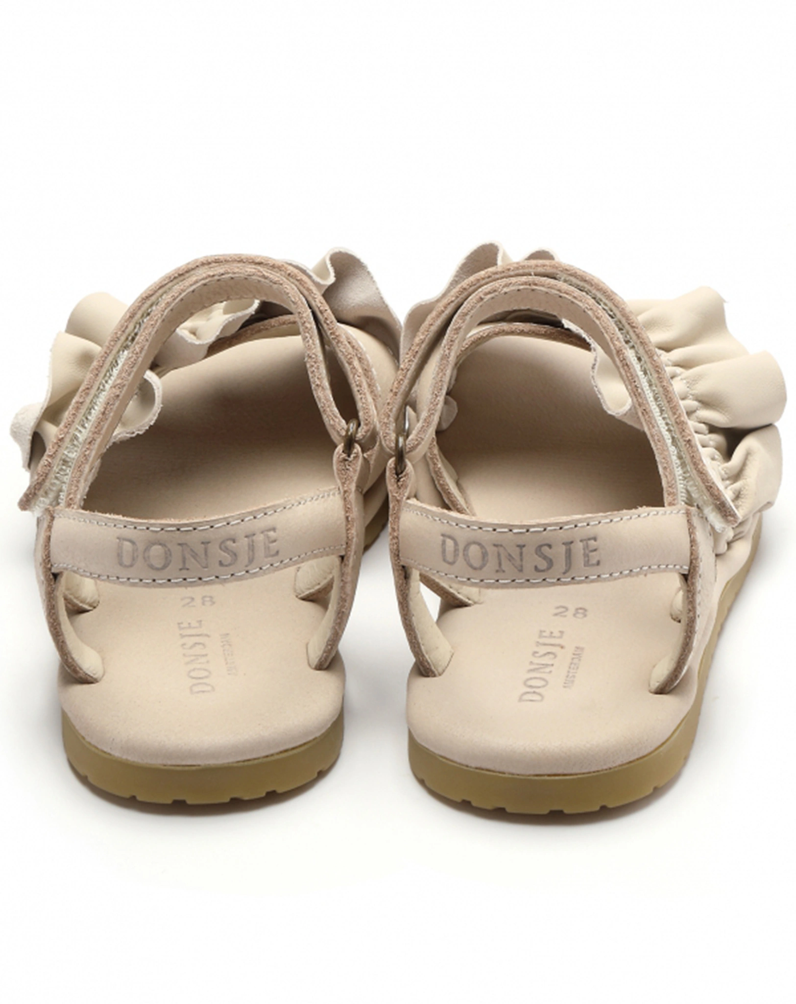 Klett-Sandalen FINE in ivory