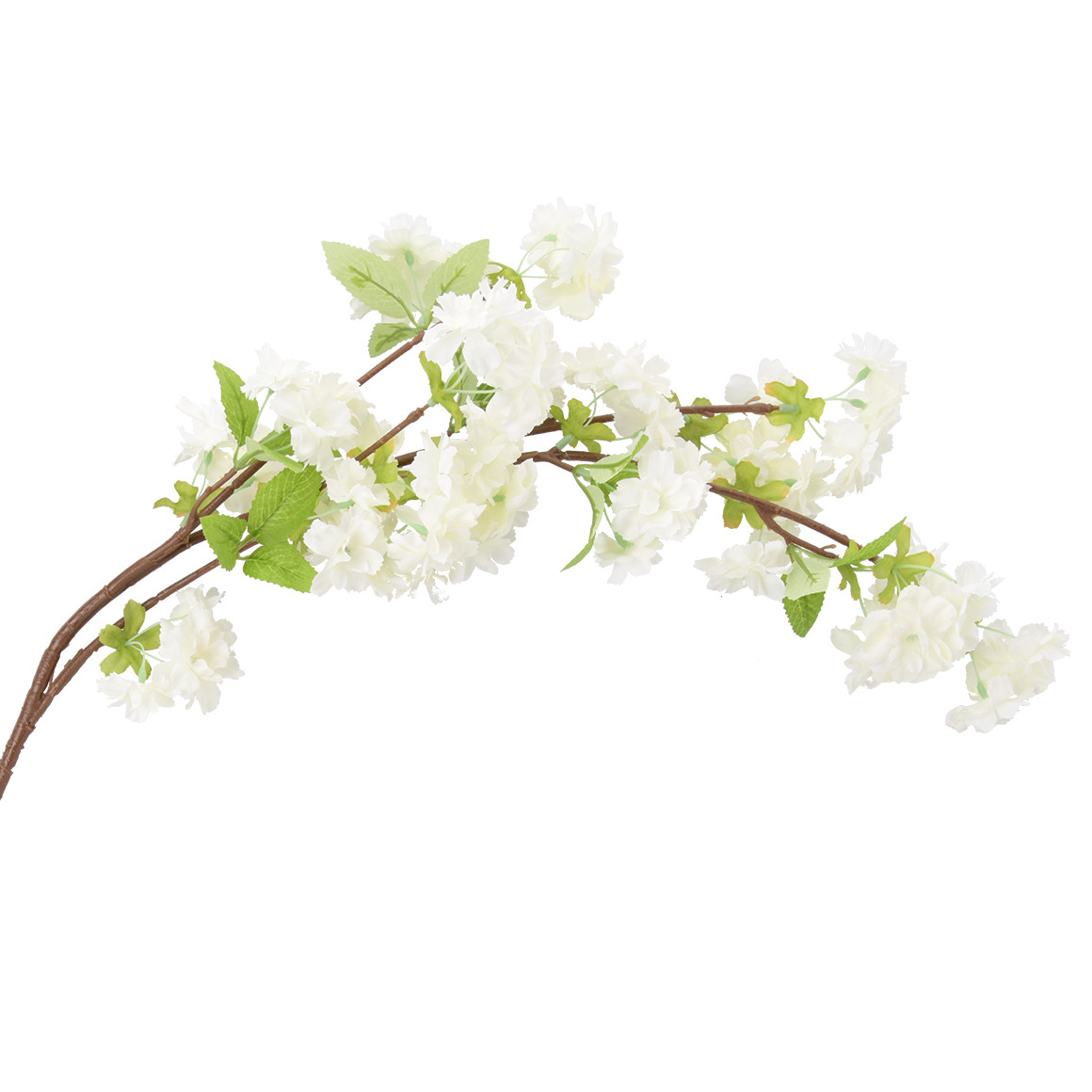 Kunstblume Kirschblüte weiss