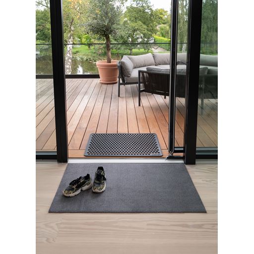 Tica Copenhagen Unicolor Gulvtæppe, Steelgrey, 90x130 cm