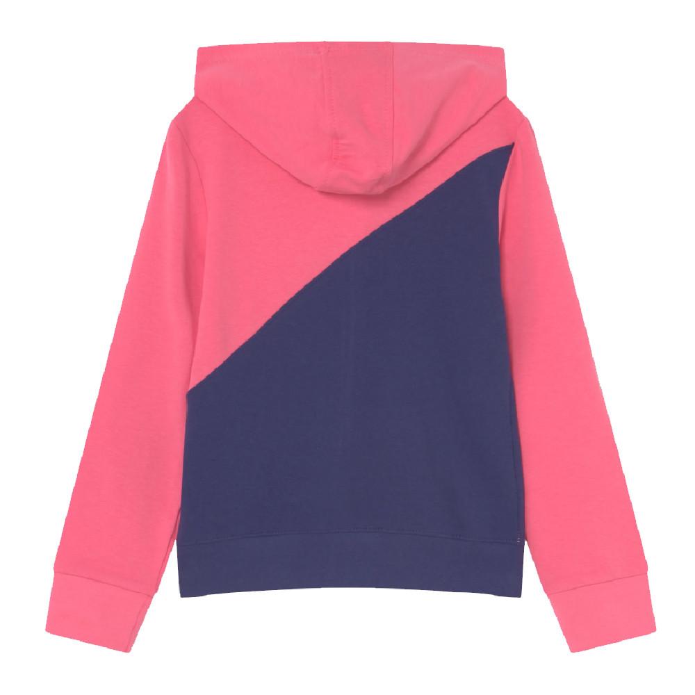 Reebok Sweat zippé Marine/Rose Fille Reebok Diagonal