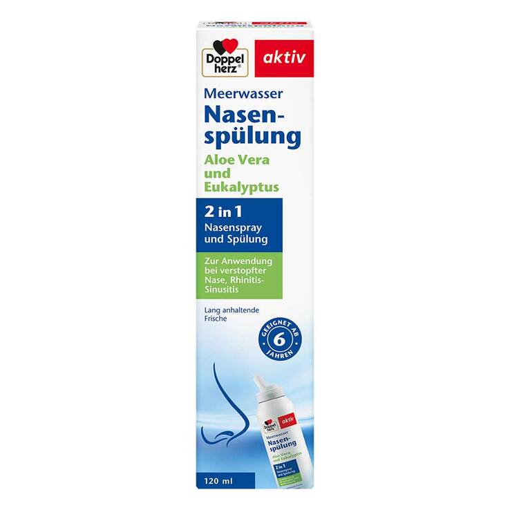 Doppelherz Meerwasser Nasenspülung, 120 ml
