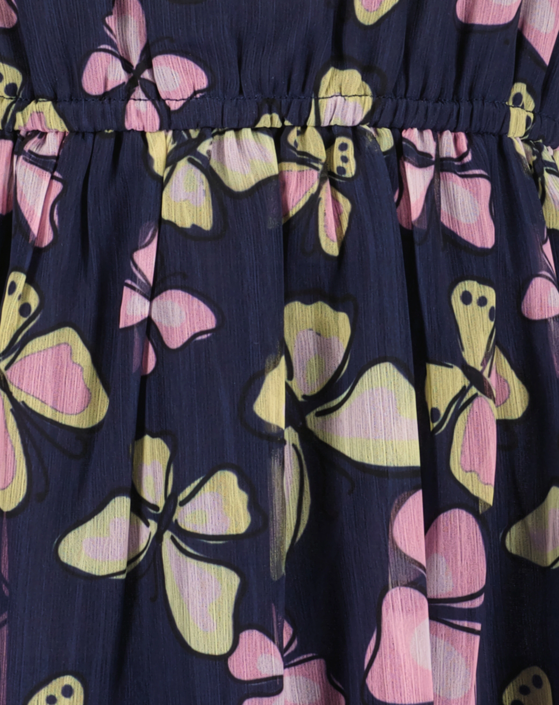 Kleid MARIPOSA ohne Arm in ultramarin