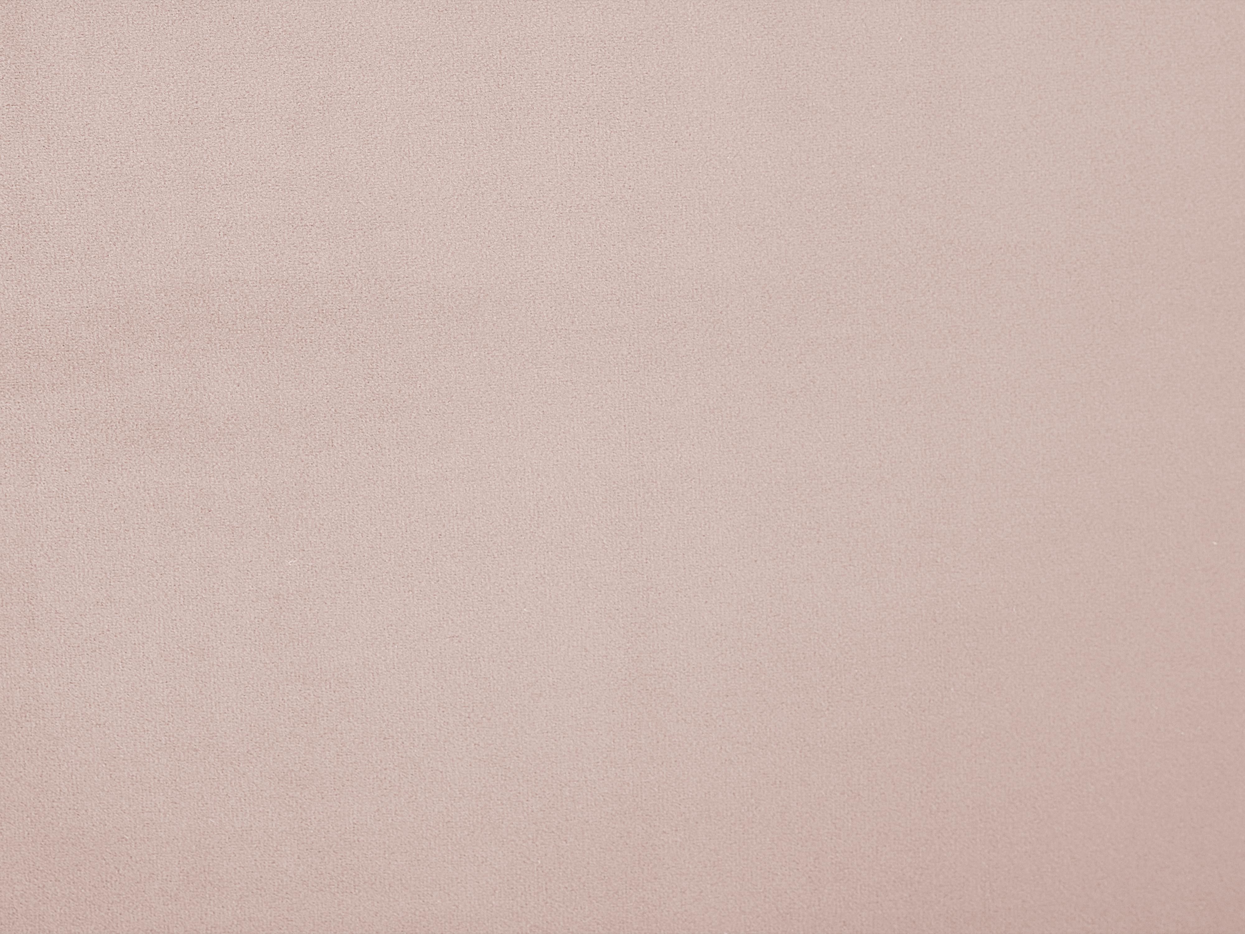 Bed Fluweel MELLE 180 x 200 cm Pastelroze
