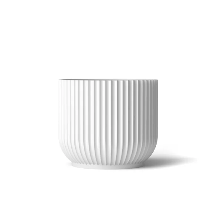 Lyngby Porcelæn - Blumentopf, weiss, S