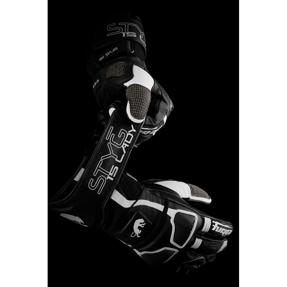 Furygan - Gants femme Styg15 Lady Noir / Blanc