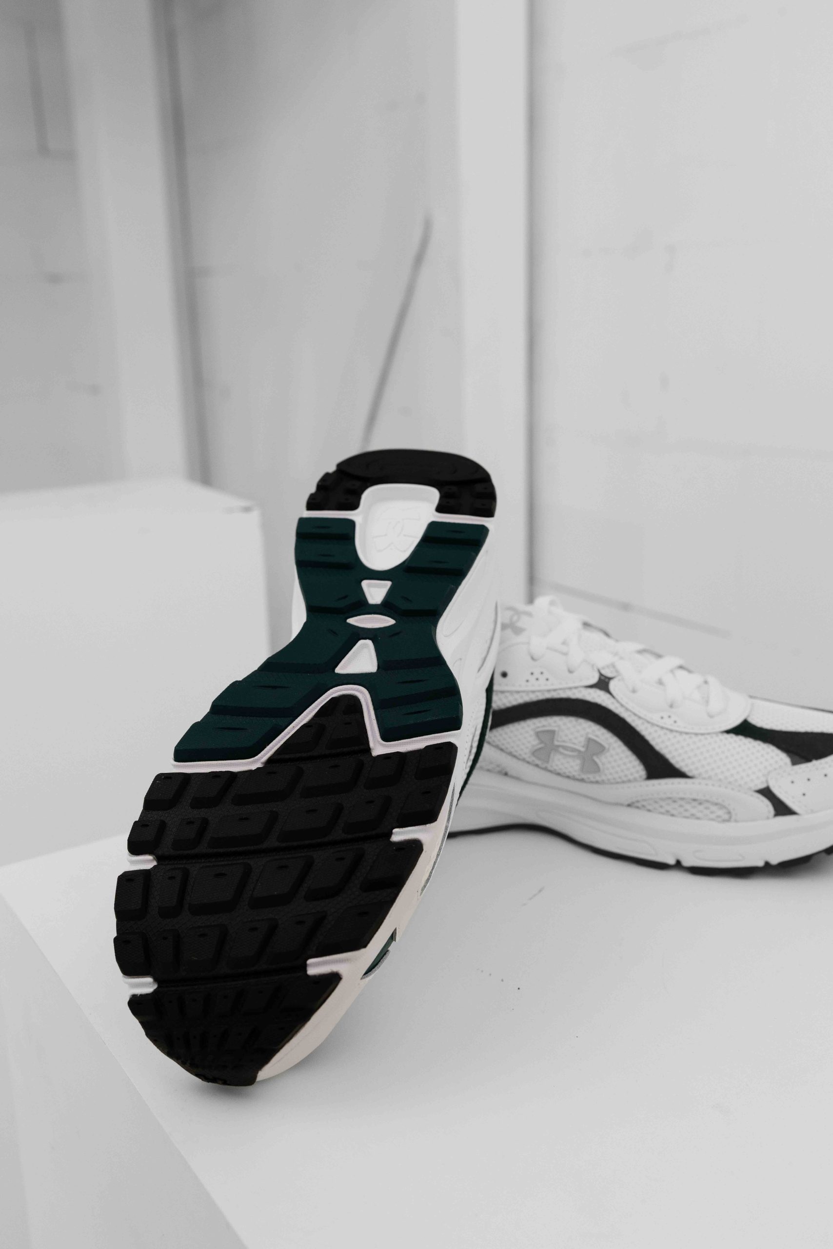 Under Armour Tech Runner Sneakers Heren Wit/Groen