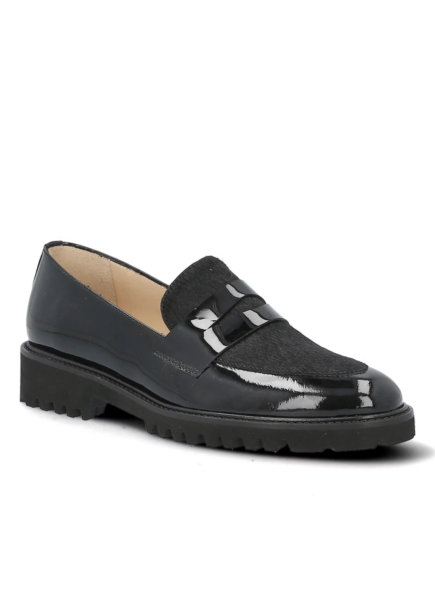 MOCASSIN CAMELIA VERNIS NOIR