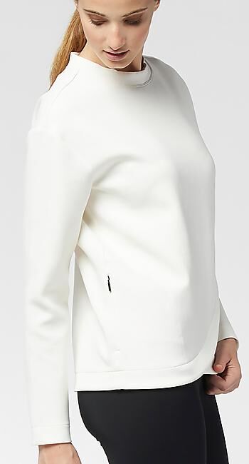 LAMUNT - POLAIRE CLELIA LOGO THERMAL SWEATSHIRT