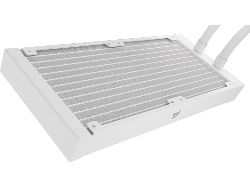 Corsair Wasserkühlung ICUE Link Titan 360 RX RGB Weiss CPU-Flüssigkeitskühler mit RX120 RGB-Lüftern