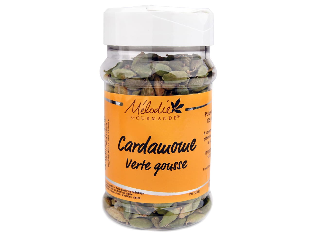Cardamome verte en gousses - 105 g - Mélodie Gourmande