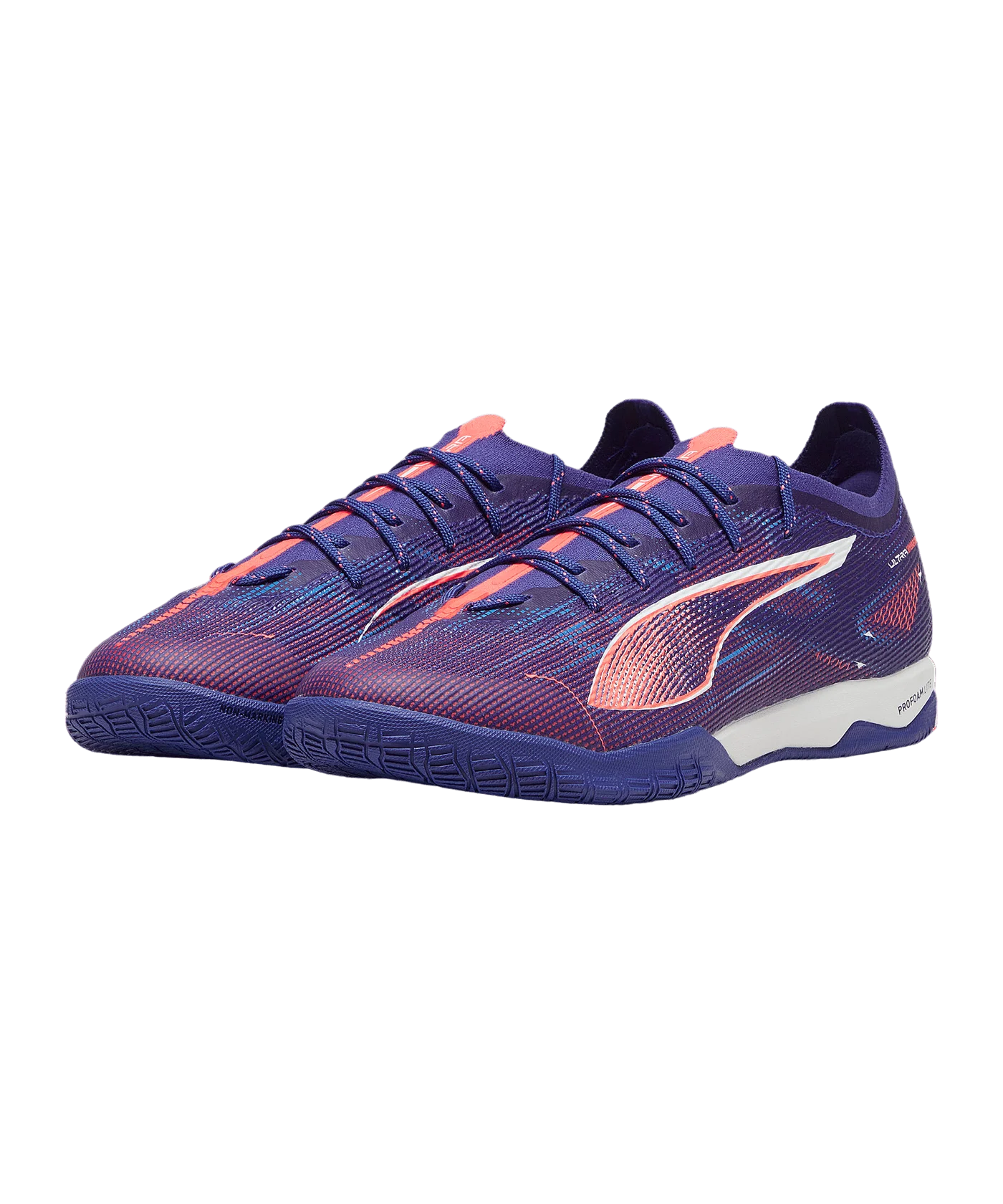 PUMA ULTRA 5 Pro Court IN Formula Lila Weiss F01