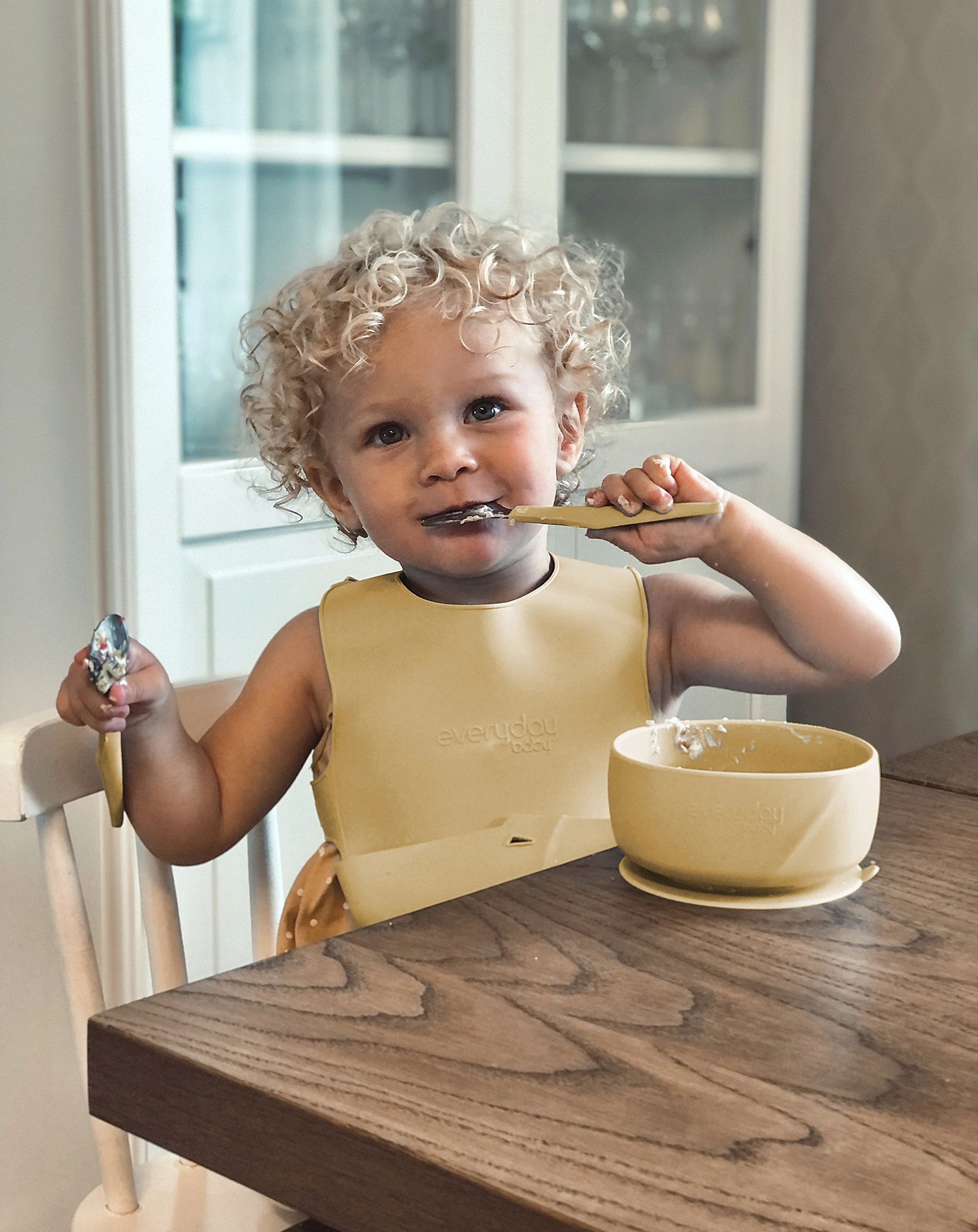 Silikon-Schüssel EVERYDAY BABY - EAT & LEARN mit Saugfuß