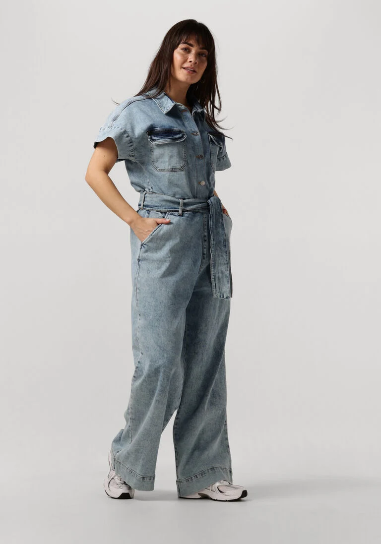 LOLLYS LAUNDRY blauwe lollys laundry jumpsuit mathildell jumpsuit ss