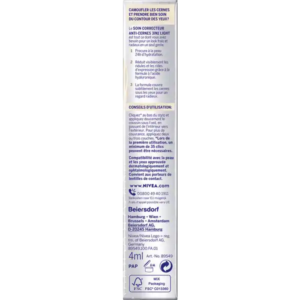 Cellular Filler 3in1 Augenpflege Concealer hell