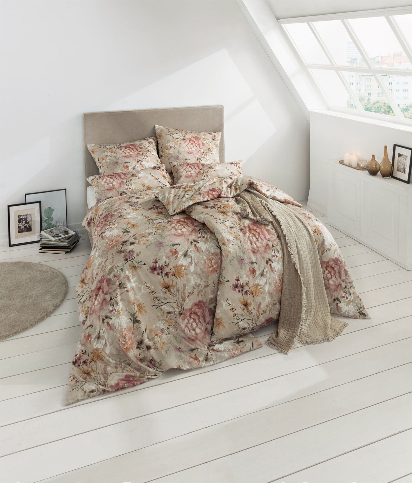 ESTELLA Mako-Satin-Bettwäsche ATELIER I 135 x 200 cm mehrfarbig