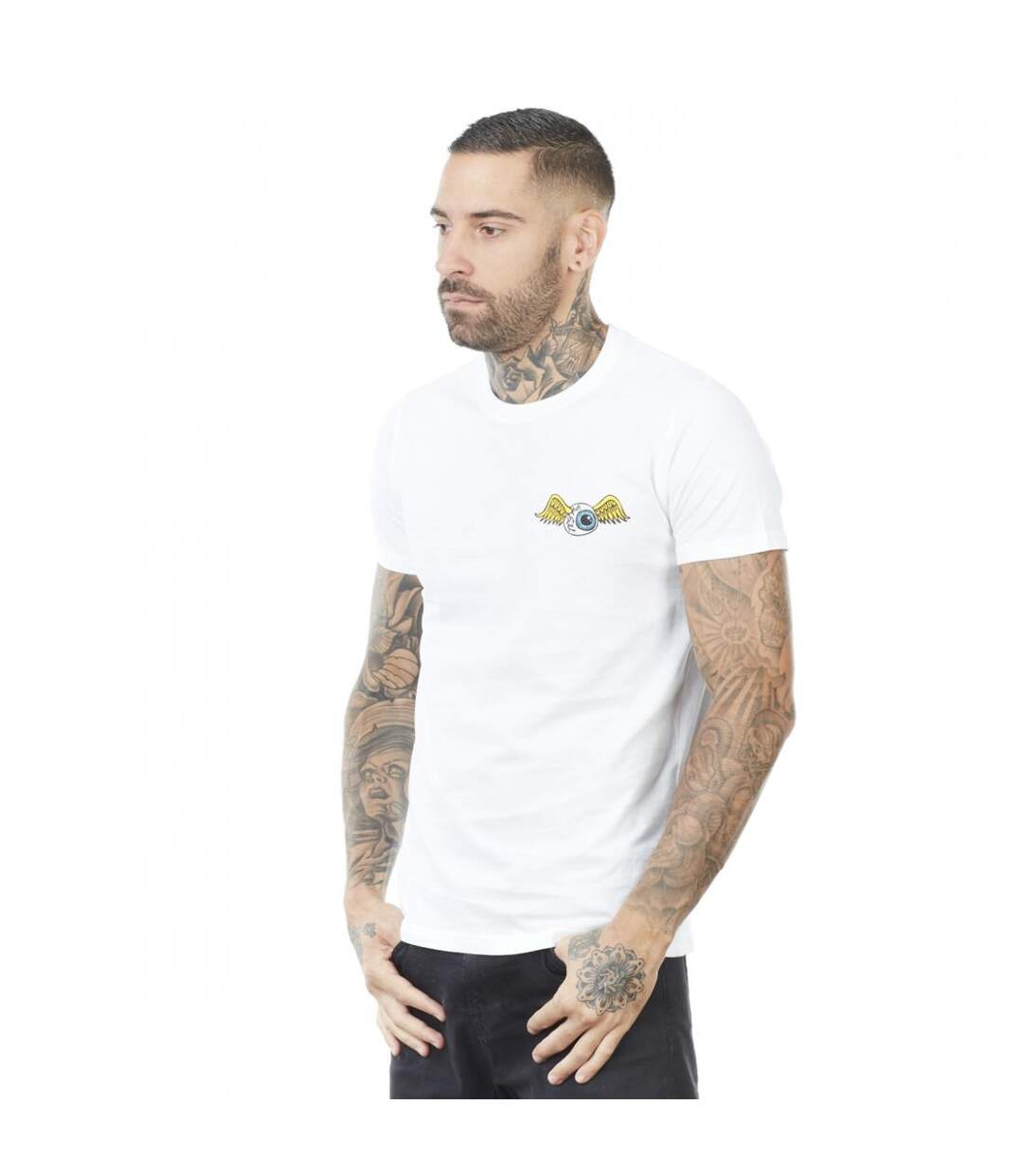T-shirt Von Dutch homme Col rond Eye