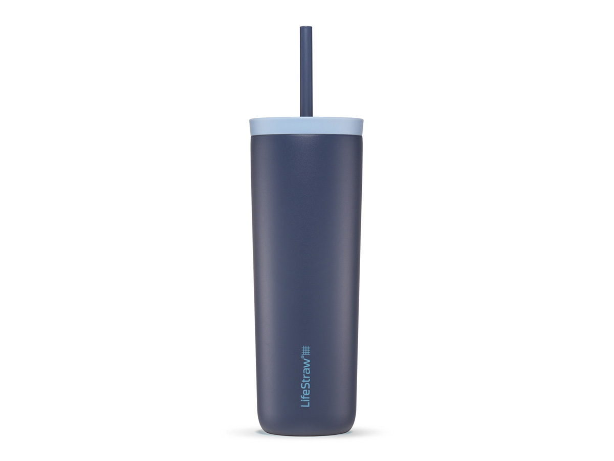 LifeStraw Go Tumbler 500 ml RVS waterfilterfles - Dark Blue