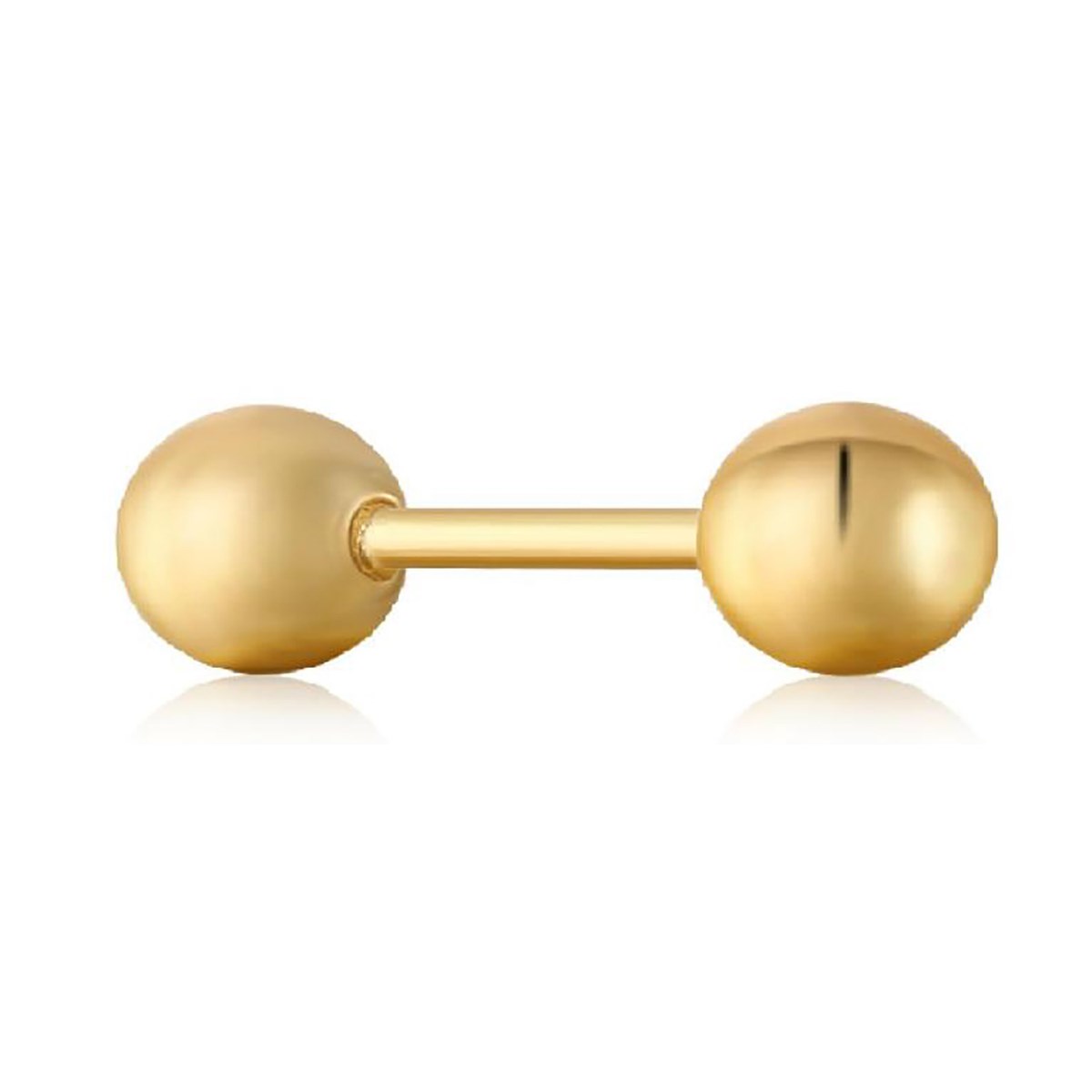 Boucle d'oreille individuelle Ania Haie Sphere doré3mm
