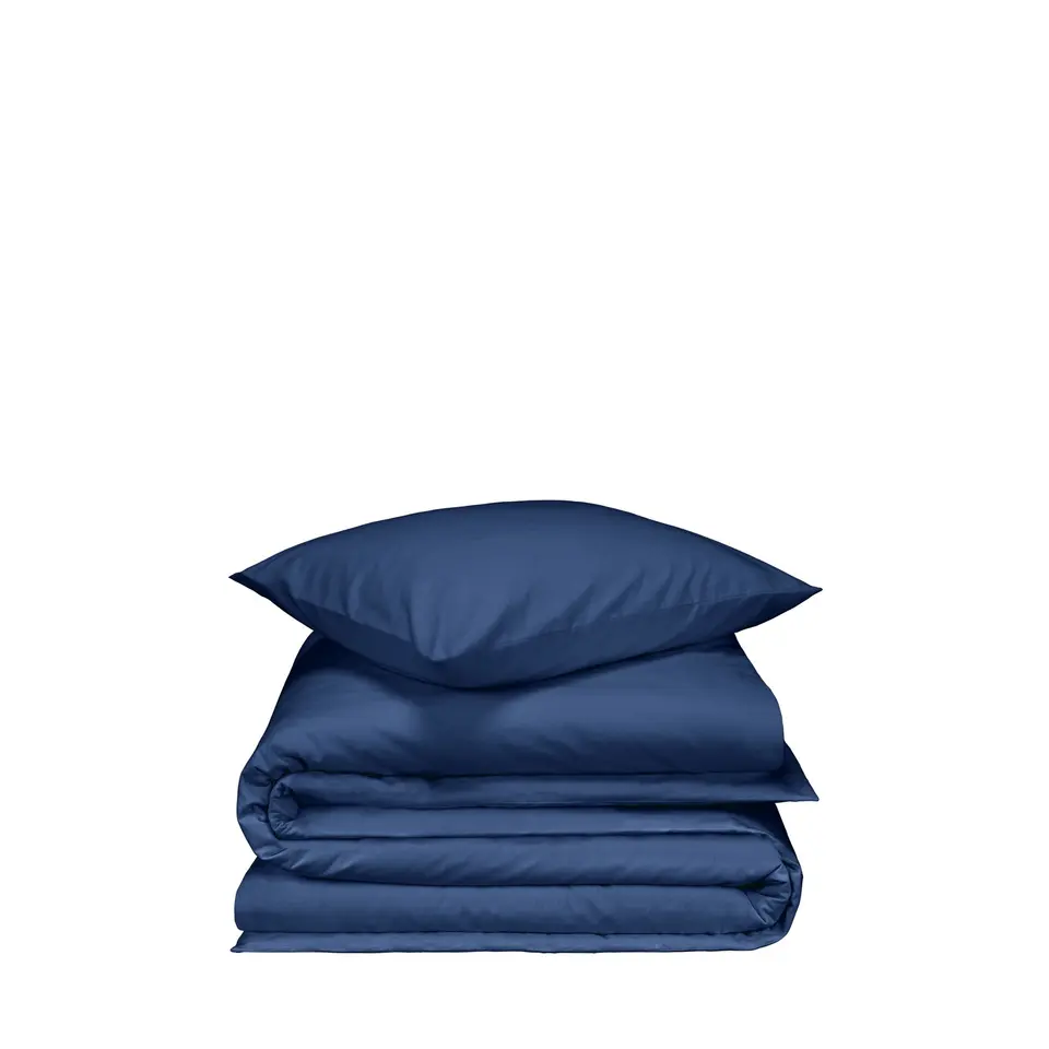 De Witte Lietaer Dekbedovertrek Laura Blue Indigo - 140 x 200/220 cm - Flanel