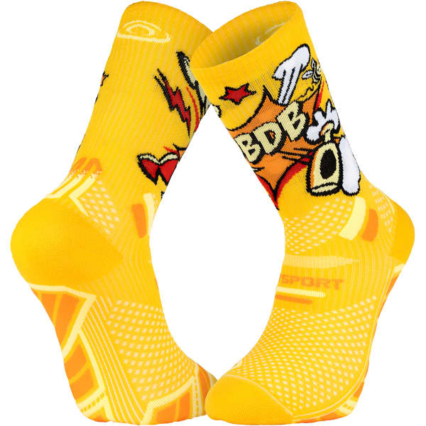 Chaussette running BV SPORT TRAIL ULTRA.2 COLLECTOR POP BOY YELLOW