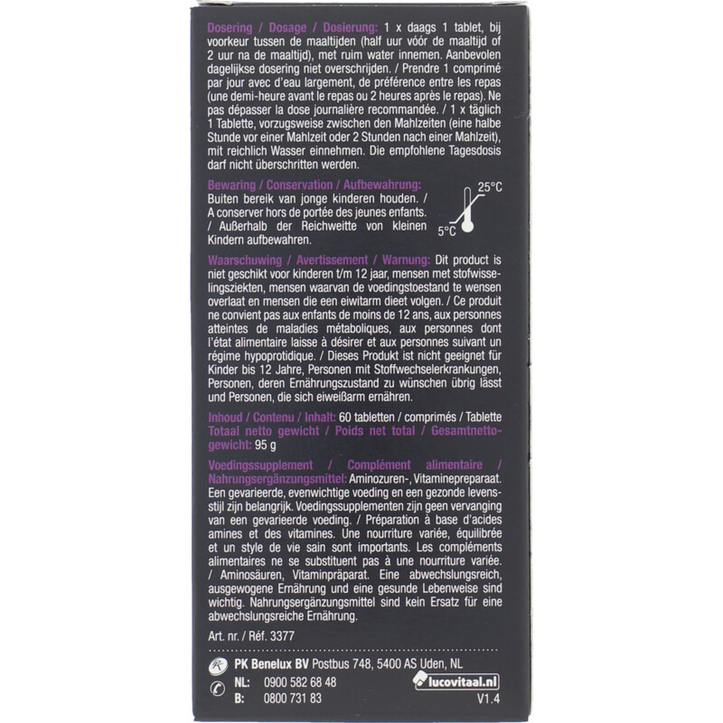 Lucovitaal L-Lysine 1000 mg tabletten