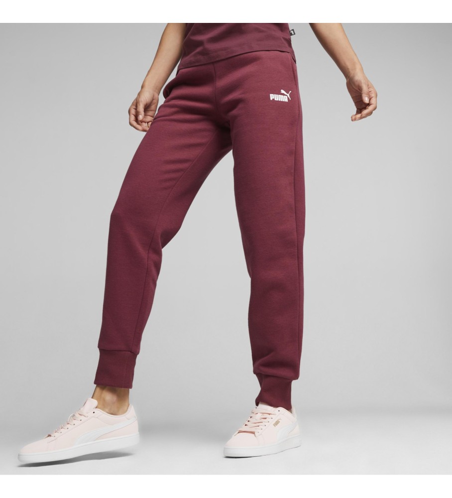 Calça Puma Essentials, cor bordô