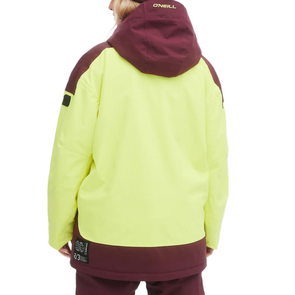 O'Neill Manteau de ski Jaune/Bordeaux Femme O'Neill Tanzanite Jacket