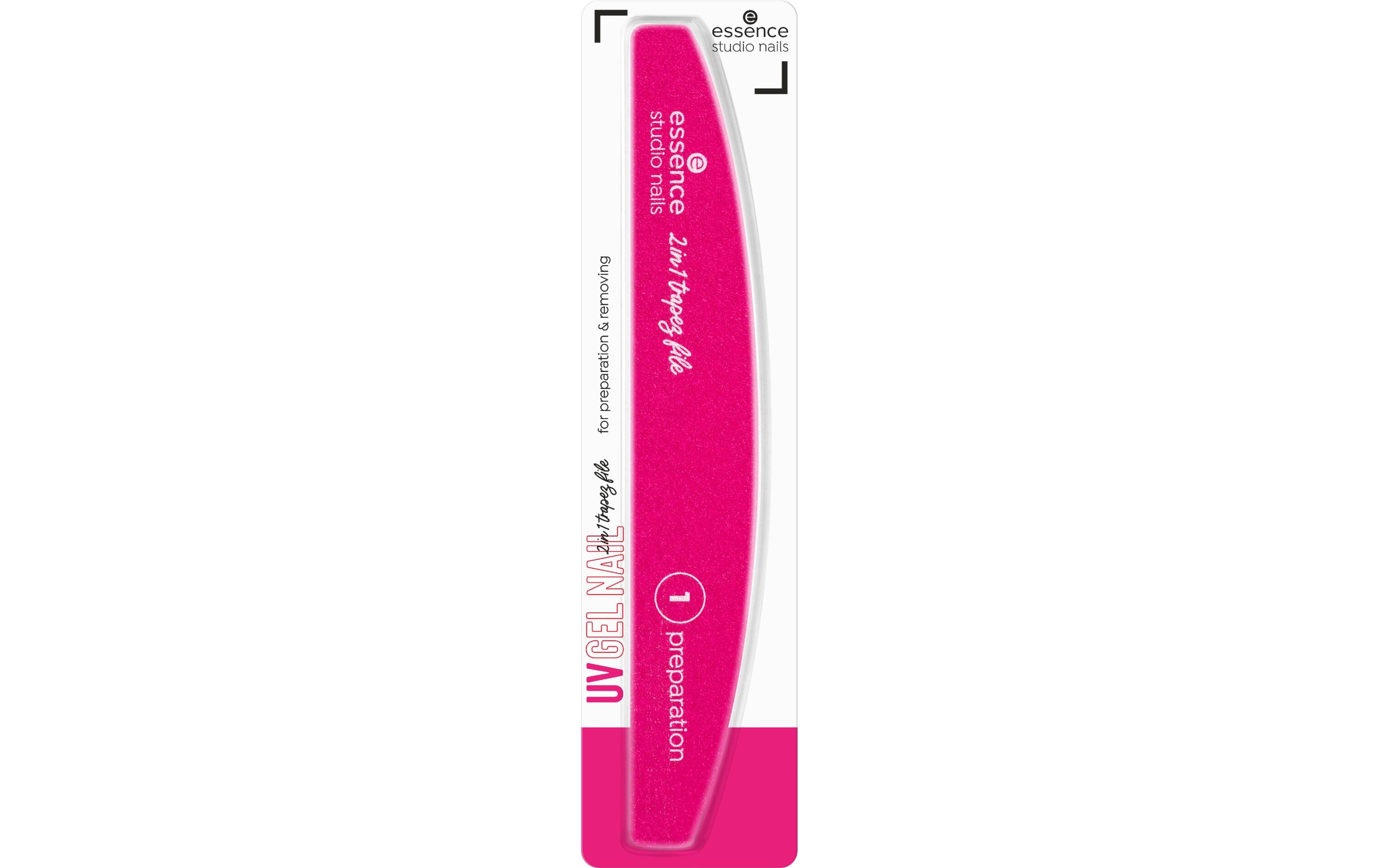 Studio Nails UV GEL Nail 2 in 1 Trapez File 1 Stück2 in 1 Nagelfeile zum Mattieren des Nagels oder zum Entfernen von UV-Nagellack
