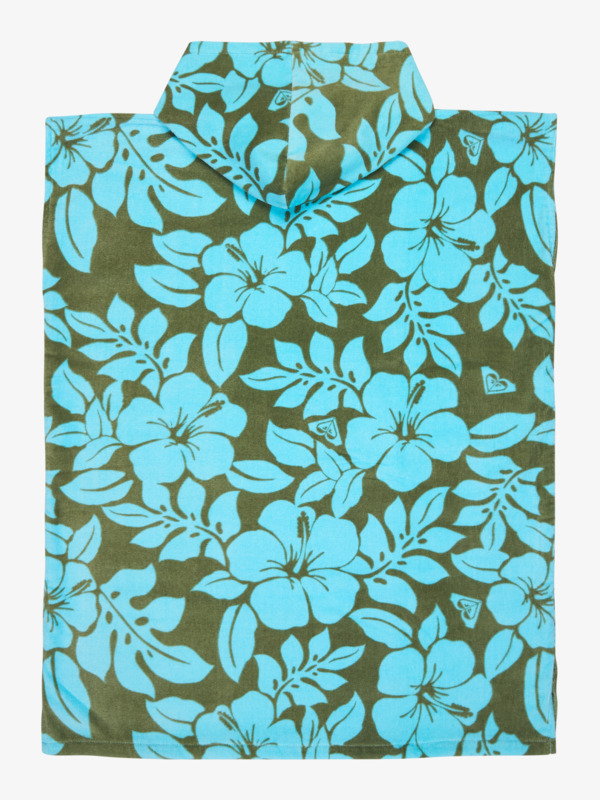 Rg Stay Magical Printed Poncho de surf Vert Fille