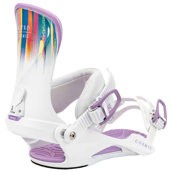 Fixation snowboard NITRO COSMIC W WHITE BRUSH