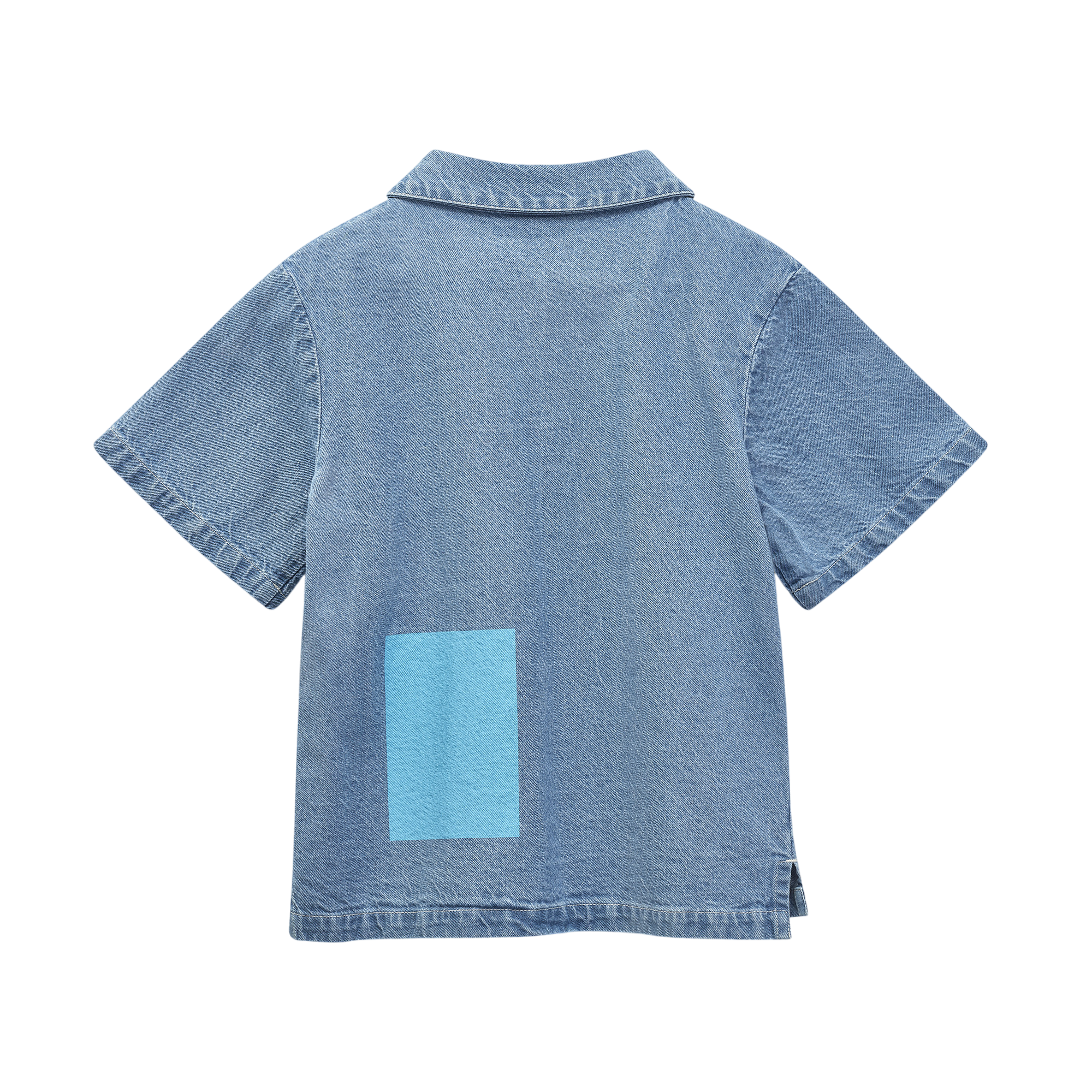 Hemd Kite Block Jean Setting Sun Navy