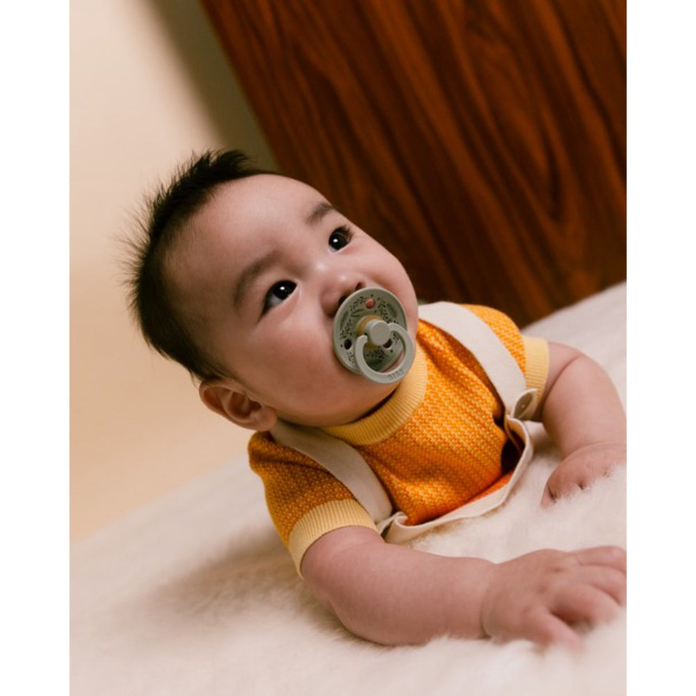 Køb Bibs Sage/Hunter Green Sut Colour Holiday Leaf 2-Pak Latex