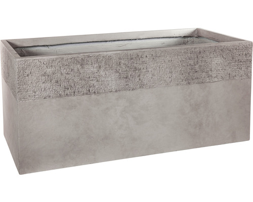 Bloembak Lafiora Sober Clayfiber 59 x 30 x 30 cm beige