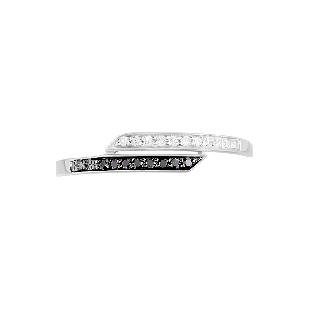 Bague Nazima Or Blanc Diamant