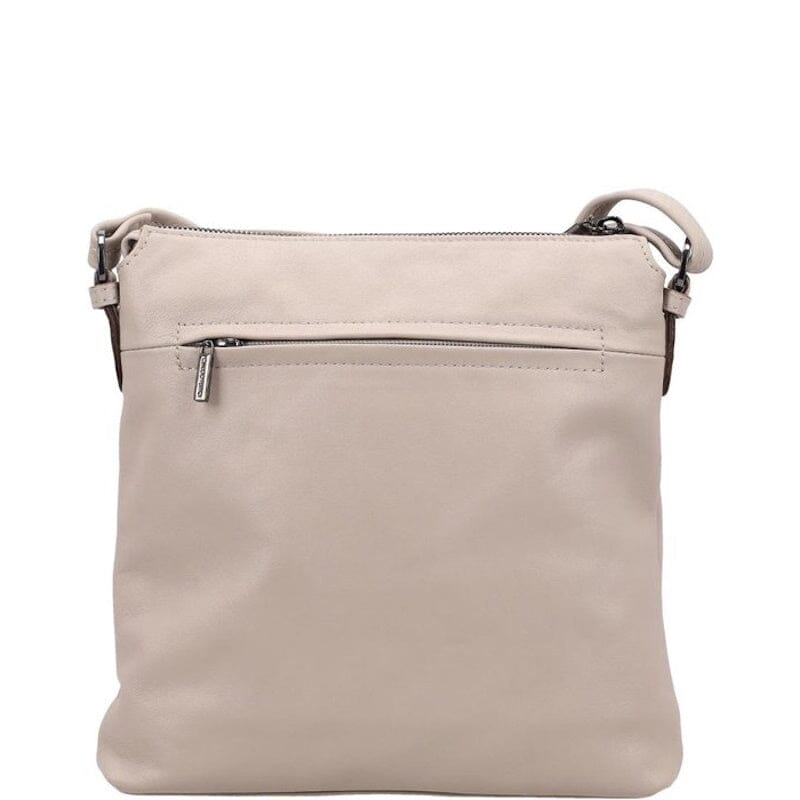 Claudio Ferrici Soft Crossbody Bag Taupe