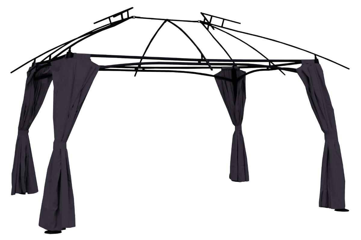 RIDEAUX TONNELLE MALDIVES 4X3M ARDOISE