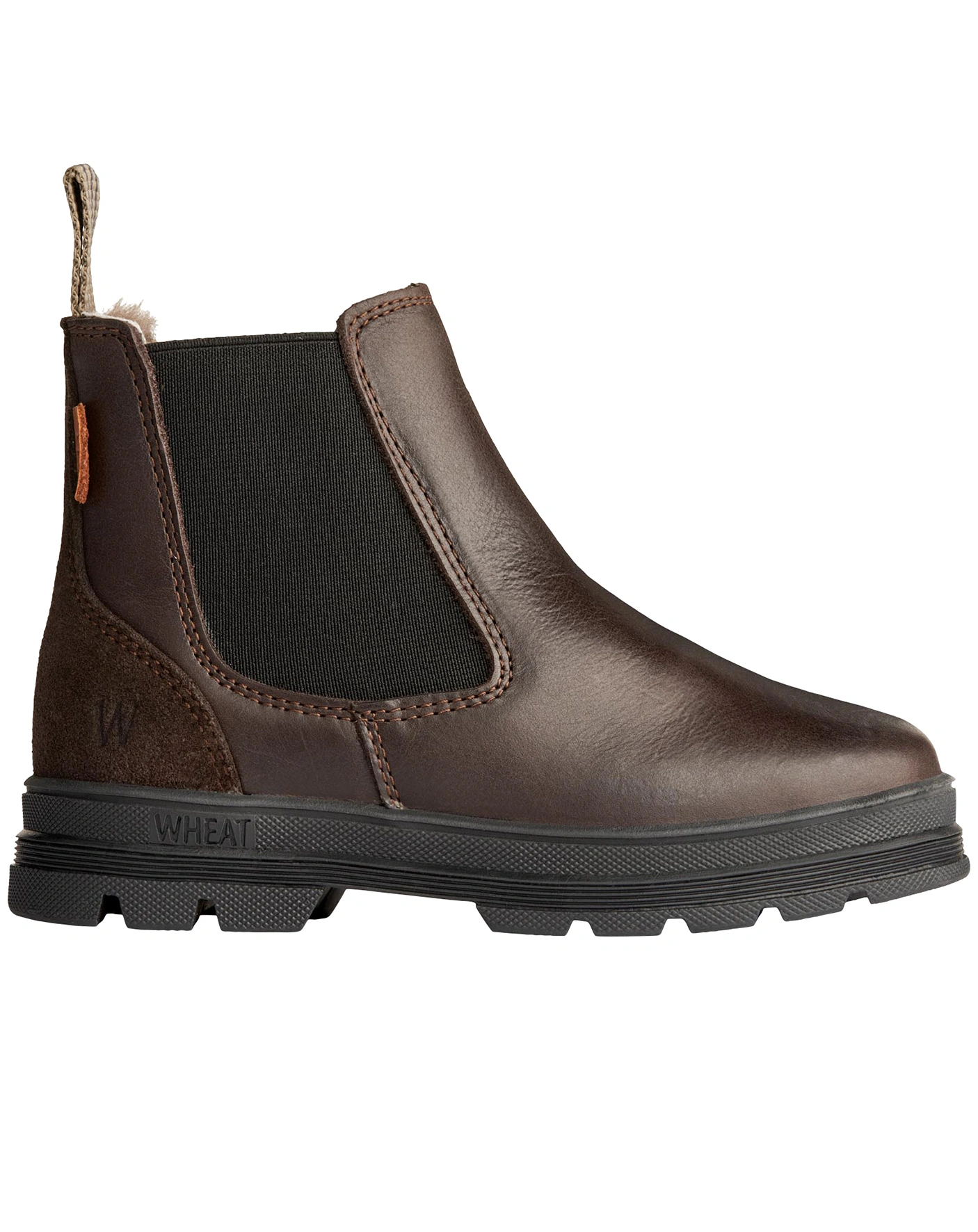 Chelsea-Boots CHAI WOOL TEX gefüttert in dark brown