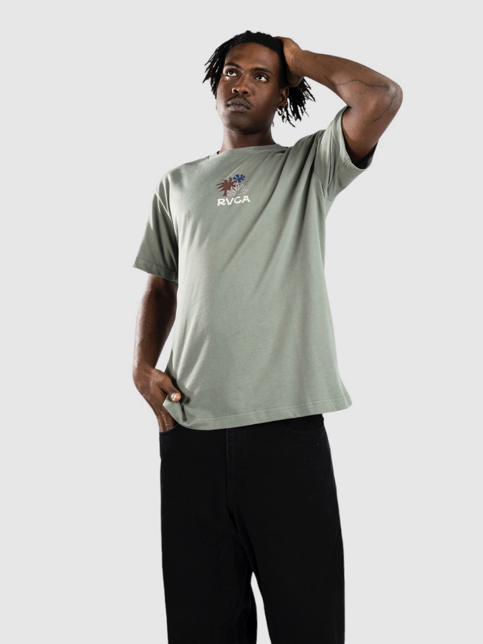 RVCA Desert Cuts T-Shirt jade